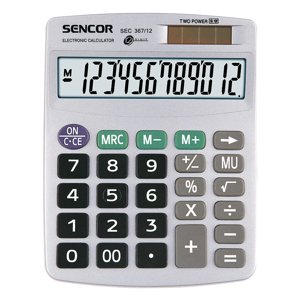 Sencor SEC 367/12 Stolní kalkulačka