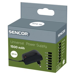 Sencor SPS 15 Univerzální napájecí zdroj 1500 mA