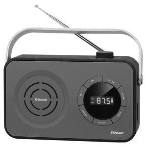 Sencor SRD 3200 B Přenosný PLL FM radiopřijímač