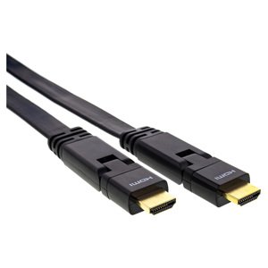 Sencor SAV 278-015 HDMI A/M - A/M plochý 2.0 High Speed kabel + Ethernet kabel