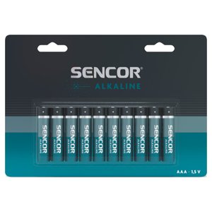 Sencor SBA LR03 10BP AAA Alkalická baterie AAA