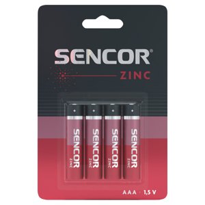 Sencor SBA R03 4BP AAA Zinkouhlíková baterie AAA