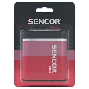 Sencor SBA 3R12 4,5V 1BP Zn Zinkouhlíková baterie 4,5V