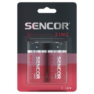 Sencor SBA R14 2BP C Zinkouhlíková baterie C