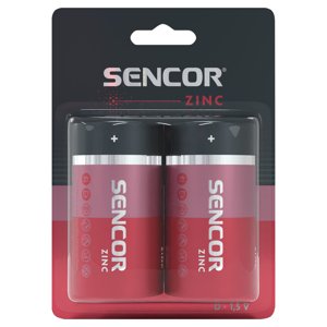 Sencor SBA R20 2BP D Zinkouhlíková baterie D