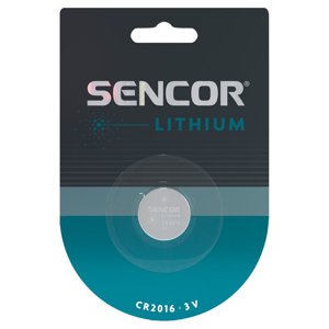 Sencor SBA CR2016 1BP  Lithiová baterie CR2016