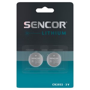 Sencor SBA CR2032 2BP Lithiová baterie CR2032