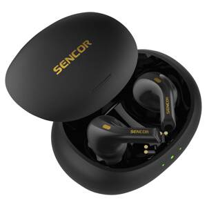 Sencor SEP 560BT BK Designová TWS bezdrátová sluchátka s mikrofónem