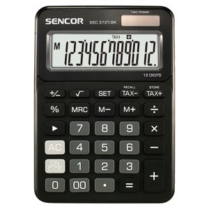 Sencor SEC 372T/BK Stolní kalkulačka
