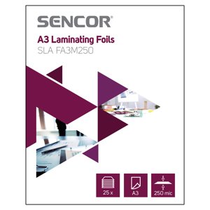 Sencor SLA FA3M250 A3 Laminovací folie