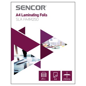 Sencor SLA FA4M250 A4 Laminovací folie