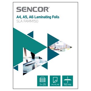 Sencor SLA FAMM150 A4, A5, A6 Laminovací folie