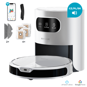 Concept Robotický vysavač s mopem 2v1 PERFECT CLEAN Laser VR3350