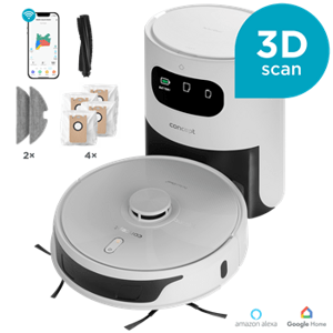 Concept Robotický vysavač s mopem 2v1 PERFECT CLEAN Laser 3D VR3450