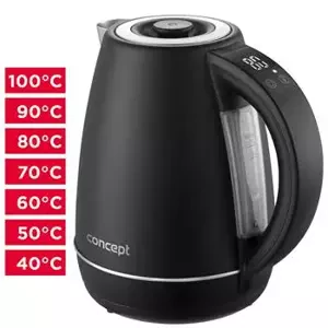 Concept Rychlovarná konvice s regulací teploty 1,7 l  RK3355