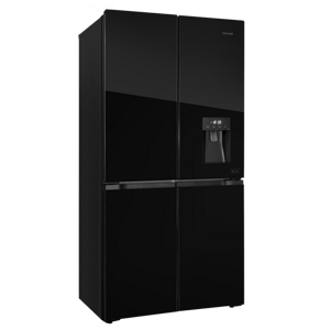 Concept Americká lednice s dávkovačem vody LA8891bc BLACK