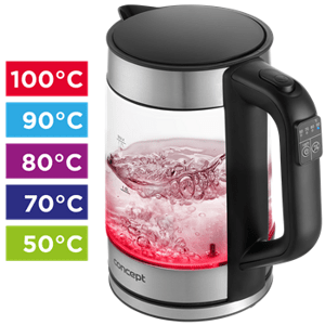 Concept Rychlovarná konvice s regulací teploty 1,7 l RK4067