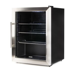 Barová lednice s skleněnými dveřimi - 60 l  - DOMO DO91609BK