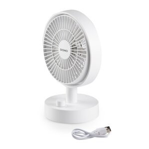 Stolní USB aku ventilátor s oscilací - DOMO DO8151