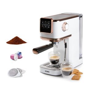 Espresso kávovar 3v1 - pákový, na pody i na kapsle - DOMO DO746K