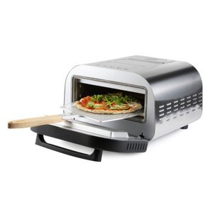 Pizza pec Genius - nerezová, pečící kamen - DOMO DO9289PZ