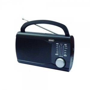 Bravo Přenosné rádio B-6009 Černá