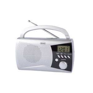 Bravo Přenosné rádio B-6010 Stříbrná