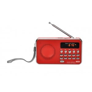 Bravo Rádio Sam B-6039 Červená