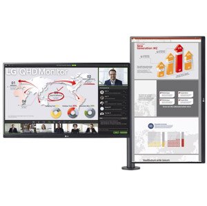27" LG 27QP88DP-BS - Monitor Ergo Dual