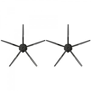Boční kartáčky pro Xiaomi/Roborock - soft glue black 2ks